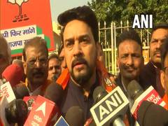 
      
      UP Polls: Anurag Thakur slams Jayant Chaudhary for not voting 
      
      