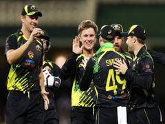 
      
      Aus vs SL, 1st T20I: Hazlewood's spell help hosts to register...
      
      