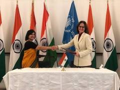 
      
      India signs MoU with UN World Food Program to distribute food...
      
      