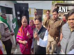 
      
      UP Assembly polls phase 5: Cong's PL Punia casts his vote in...
      
      
