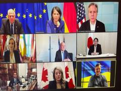 
      
      Blinken, G7 FMs speak with Ukrainian FM Kuleba, express...
      
      