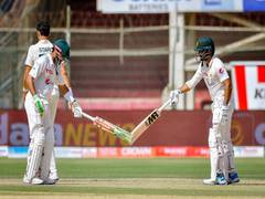 
      
      Pak vs Aus, 2nd Test: Babar, Shafique guide hosts' fightback...
      
      