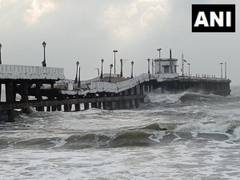 
      
      Iconic pier at Rock beach in Puducherry collapses due to high...
      
      