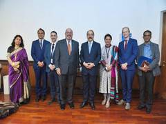 
      
      Shringla meets USIBC President Keshap, discusses enhancing...
      
      