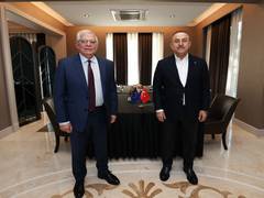 
      
      Top Turkish diplomat, EU foreign policy chief discuss Ukraine...
      
      