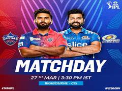 
      
      IPL 2022: Delhi win toss opt to field first against Mumbai
      
      