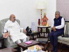 
      
      WB Governor Jagdeep Dhankhar meets Amit Shah in New Delhi
      
      