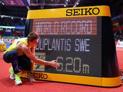 
      
      Sweden's pole vaulter Mondo Duplantis sets new world record
      
      