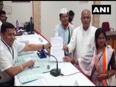 
      
      Congress' Yashoda Verma files nomination for Khairagarh bypolls
      
      