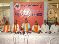 
      
      VHP leader takes dig at YSRC party government
      
      