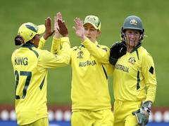 
      
      Mooney's unbeaten half-century powers Australia past Bangladesh
      
      