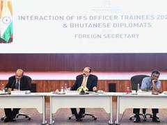 
      
      Shringla interacts with IFS trainees in New Delhi
      
      