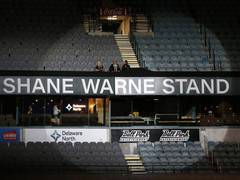 
      
      Shane Warne Stand unveiled at MCG in memory of spin legend
      
      