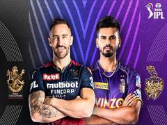 
      
      IPL 2022: RCB skipper Faf du Plessis opts to field against KKR
      
      