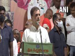 
      
      Karnataka: Rahul Gandhi recalls Shivakumara Swami's spiritual tea
      
      