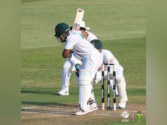
      
      Half-centuries by Elgar, Bavuma give SA upper hand
      
      