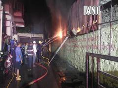 
      
      Four people injured after fire breaks out in Pune's godown
      
      