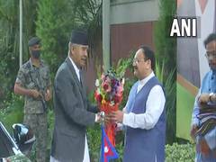 
      
      Nepal PM meets BJP President JP Nadda at party headquarters
      
      