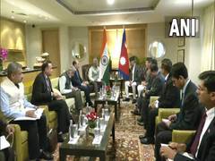 
      
      Delhi: Nepal PM meets EAM Jaishankar, Foreign Secretary Shringla
      
      