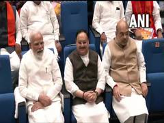 
      
      PM Modi, other BJP leaders arrive Parliamentary party meeting
      
      