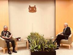
      
      Army Chief Gen Naravane discusses defence ties with Singapore Def
      
      
