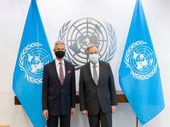 
      
      Jaishankar discusses Afghanistan, Ukraine conflict with UN Chief
      
      