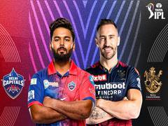 
      
      DC skipper Rishabh Pant wins toss, opts to bowl against RCB
      
      