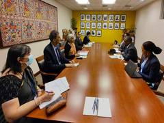 
      
      Finance Minister discusses bilateral ties with SA FM Enoch
      
      