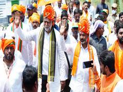 
      
      Union Minister takes part in Padyatra in Telangana
      
      