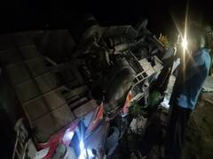 
      
      Two killed, 25 injured as bus skids in J-K's Ramnagar
      
      