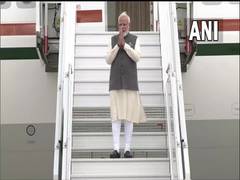 
      
      PM Modi arrives in Paris to meet French President Macron
      
      