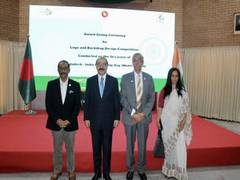 
      
      Shringla, Bangladesh envoy felicitate Maitri Diwas winners
      
      