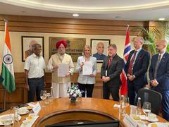 
      
      ONGC inks MoU with Norway's Equinor to partner on clean energy
      
      