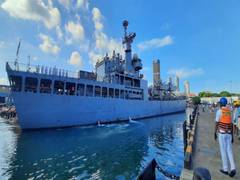 
      
      INS Gharial delivers 760 kg of lifesaving medicines to Sri Lanka 
      
      