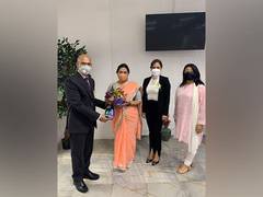 
      
      Meenakashi Lekhi arrives in Honduras, to hold talks with leaders
      
      