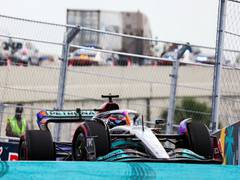 
      
      Formula 1: Mercedes' George Russell sets pace in Miami GP
      
      