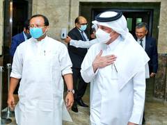 
      
      MoS External Affairs V Muraleedharan meets Qatar counterpart in D
      
      