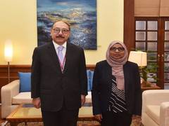 
      
      Foreign Secretary Shringla bids farewell to outgoing High...
      
      