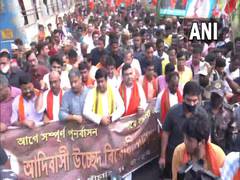 
      
      Suvendu Adhikari holds protest march in Birbhum
      
      