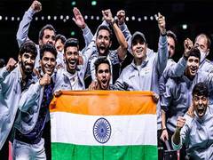 
      
      Sports fraternity congratulates Indian badminton team
      
      