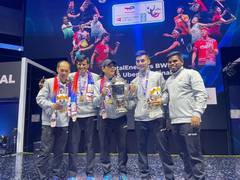 
      
      BAI congratulates Indian team on Thomas Cup triumph
      
      