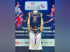 
      
      Srikanth's father lauds Indian Badminton team for Thomas Cup win
      
      