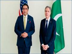 
      
      Pakistan FM Bhutto meets US Secretary of State Antony Blinken
      
      