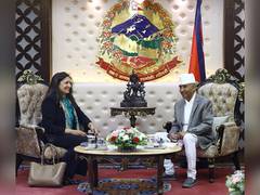 
      
      US Special envoy calls on Nepal PM Sher Bahadur Deuba 
      
      