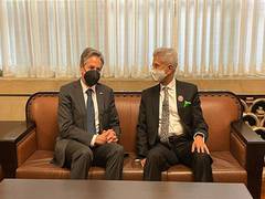 
      
      EAM Jaishankar meets US Secretary of State, Japan's FM 
      
      