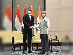 
      
      Jaishankar meets Hungarian counterpart
      
      