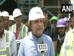 
      
      Railways Minister inspects Ahmedabad- Mumbai bullet train project
      
      