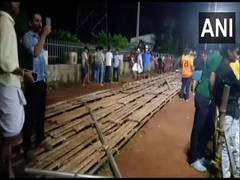 
      
      Gallery collapses during football match in Kerala's Malappuram
      
      