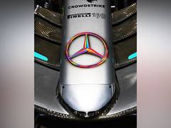 
      
      Formula 1: Lewis Hamilton 'really proud' of Mercedes' Pride Star
      
      