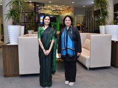 
      
      MoS Meenakashi Lekhi arrives in Kazakhstan
      
      